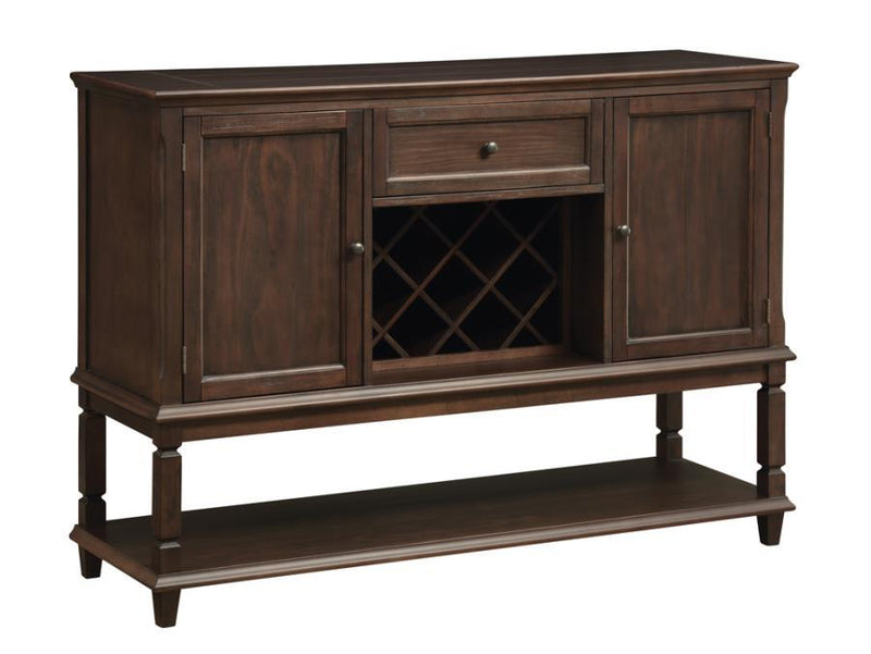 Parkins - 2 Door Sideboard Buffet Cabinet - Rustic Espresso - Atlantic Fine Furniture Inc