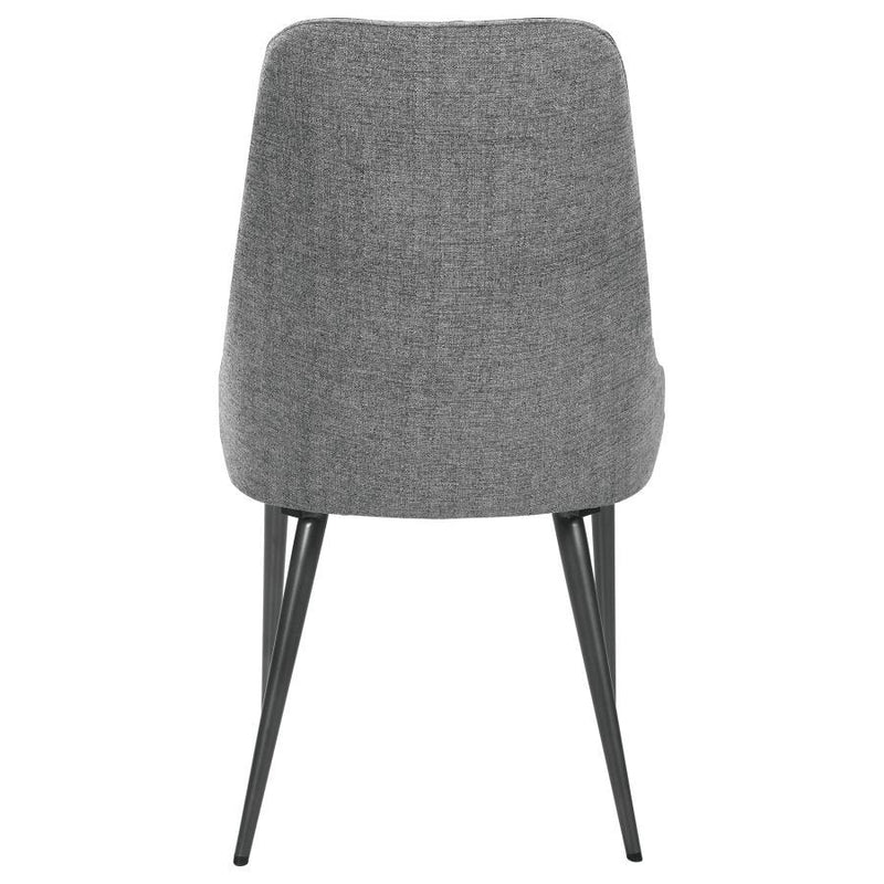 Alan - Fabric Upholstered Dining Side Chair (Set of 2) - Gray