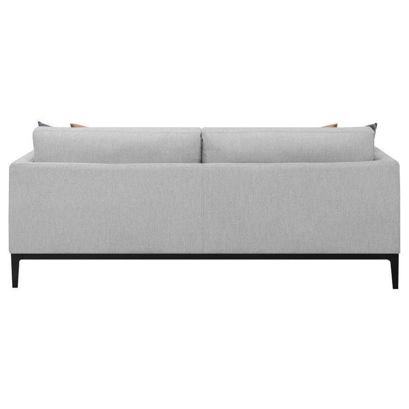 Apperson - Upholstered Track Arm Sofa - Light Gray