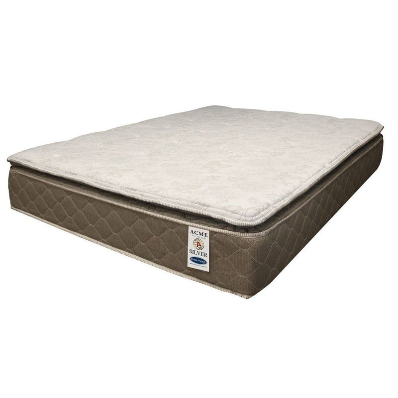 Englander - Silver Twin Mattress - 12" Pillow Top