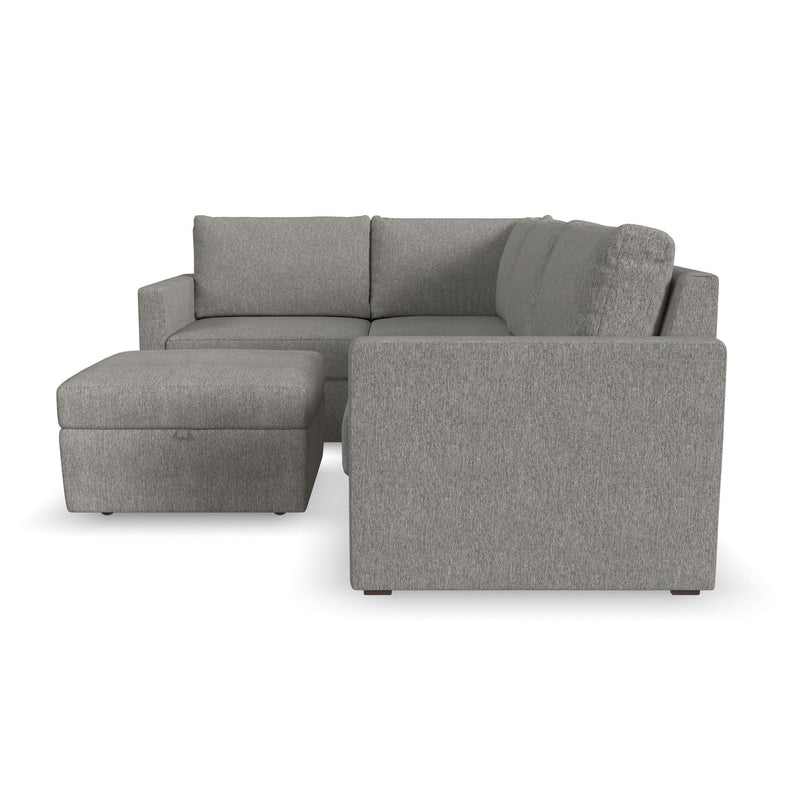 Flex - Sectional with Standard Arm and Storage Ottoman