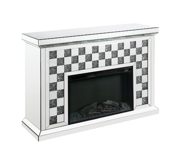 Noralie - Fireplace - Mirrored - Atlantic Fine Furniture Inc