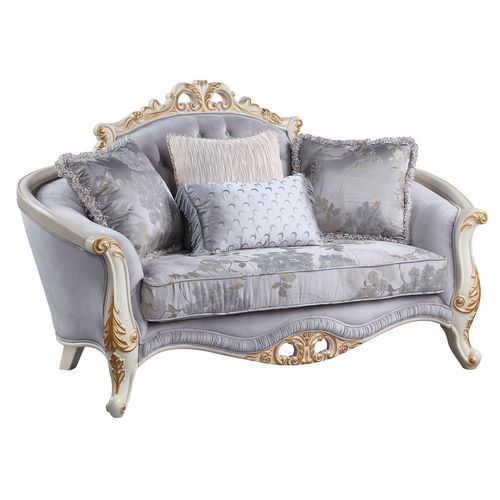 Galelvith - Loveseat - Gray Fabric